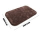 thumbnail image 3 of Alfombra de Baño de Pelo Alto - Felpudo de Poliéster Suave, Ultra Absorbente y Antideslizante para Suelo de Baño, Alfombra Gruesa y Lavable para Puerta e Inodoro, Estilo Moderno, 24x16 pulgadas, 3 of 6