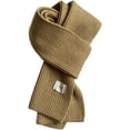 thumbnail image 5 of Bufanda de punto de color sólido para mujer, otoño e invierno, cálida y gruesa, para parejas, para hombres y parejas, 5 of 5