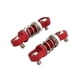 thumbnail image 1 of Vogacara Paquete de 2 amortiguadores 1:28 Control remoto oruga coche simulación amortiguador modificación reparación piezas reemplazo para MINI-Q9 Kits de construcción modelo Rojo Vogacara FN011030-02, 1 of 6