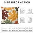 thumbnail image 6 of Heduofu Autumn Decorations Fall Outdoor Throw Pillow Covers Décor Maple Leaves Farmhouse Cushion Cases Set of 2 for Home Couch Sofa Patio - Maple Leaves White, 6 of 6