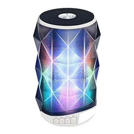 Portable Wireless Speaker w/ Magic Changing Colorful Lights for Sharp Aquos S3, Aquos S3 Mini, Pi, R1S