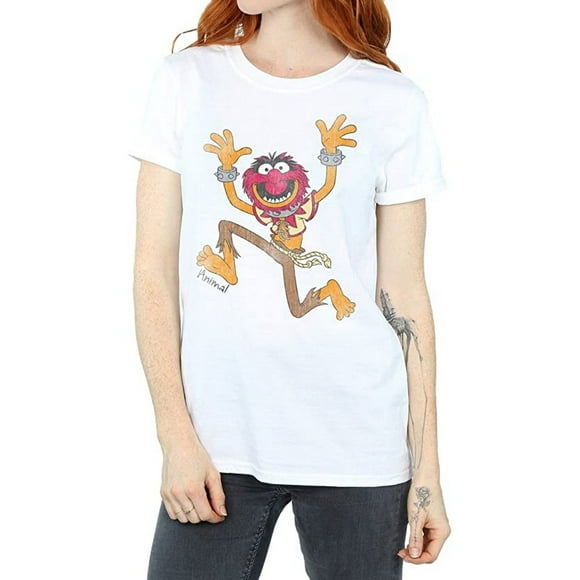 The Muppets Womens Classic Animal Cotton Boyfriend T-Shirt
