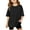 1-Black615, variant on Girls Solid Plain Short Sleeve T Shirt Summer Casual Loose T-Shirt, Sizes 3-14