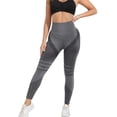 thumbnail image 2 of Women's High Waisted Yoga Pants – Thick Running Leggings for Workout Gym, 2 of 8