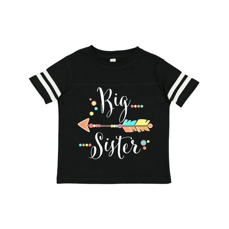 

Inktastic Big Sister- Dots and Arrow Gift Toddler Toddler Girl T-Shirt