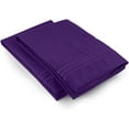 thumbnail image 4 of CGK Linens Ultra Soft & Comfy Pillowcases Set of 2 - Queen / Standard Size Hotel Quality Breathable 2-Piece Pillow Covers, Purple, 4 of 7