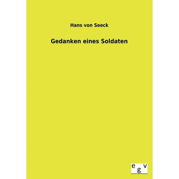Gedanken Eines Soldaten (Paperback)