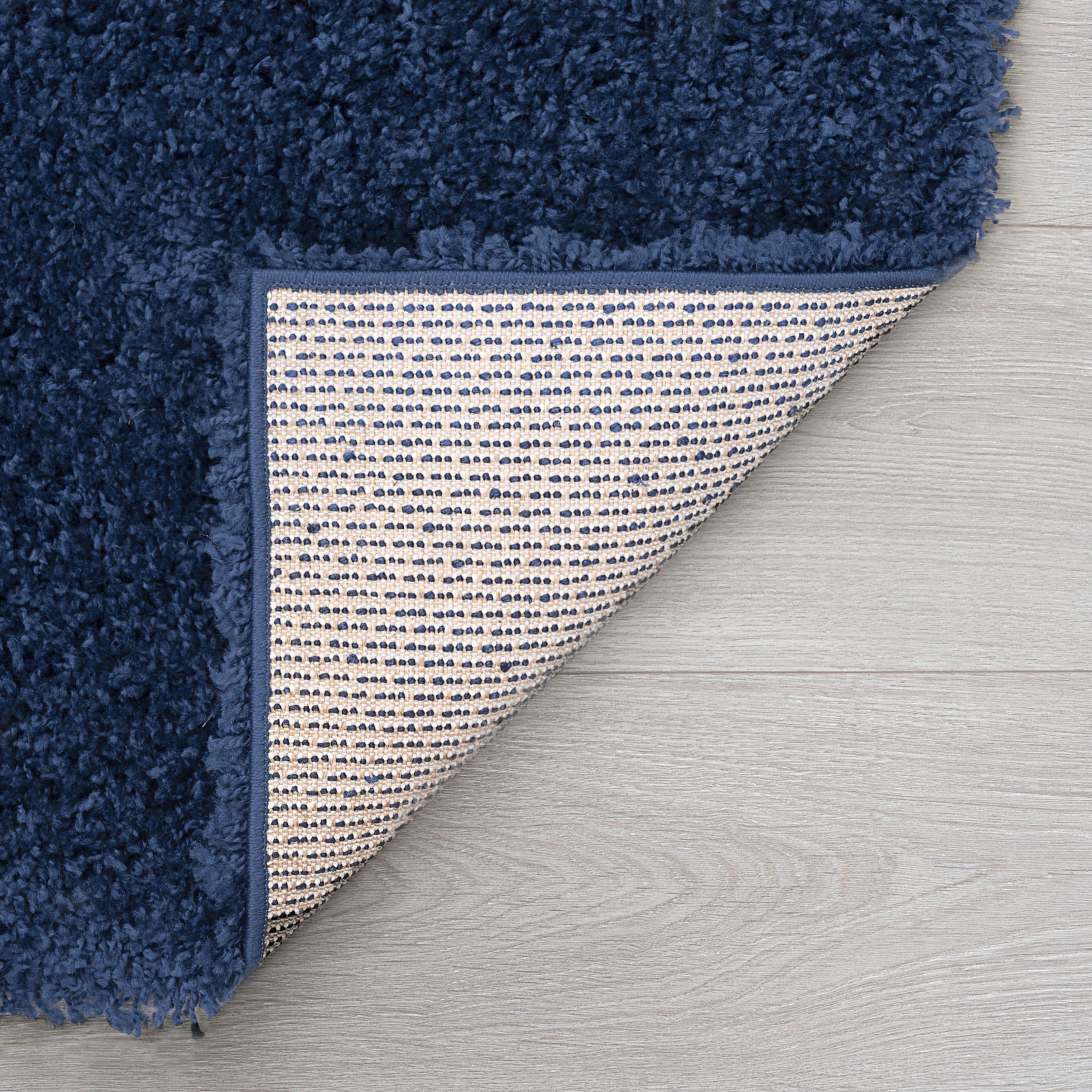 2x8 Modern Navy Runner Rugs for Hallway | Indoor Entry, Entryway, Walkway or Kitchen Rug 2'3'' x 7'3''