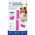 thumbnail image 4 of Peine Desenredador Mascotas Perros Gatos Doble Función Rosa, 4 of 5