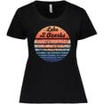 thumbnail image 3 of Inktastic Lake of the Ozarks Distressed Retro Sunset Women's Plus Size T-Shirt, 3 of 5