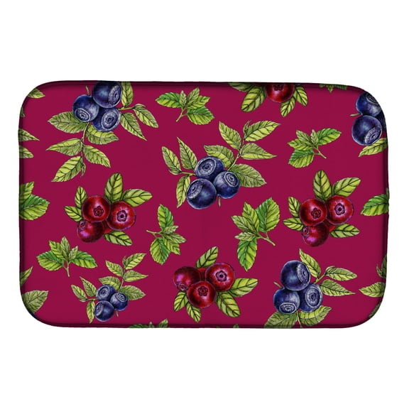 Carolines Treasures BB5209DDM Berries Dish Drying Mat 14 x 21" multicolor