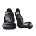 thumbnail image 3 of Pofeuu Black Cobra Snake Print Automotive Car Seat Covers Flat Cloth Full Set Seat Covers,Car Seat Covers front seats for Cars Trucks and SUVs-1, 3 of 9