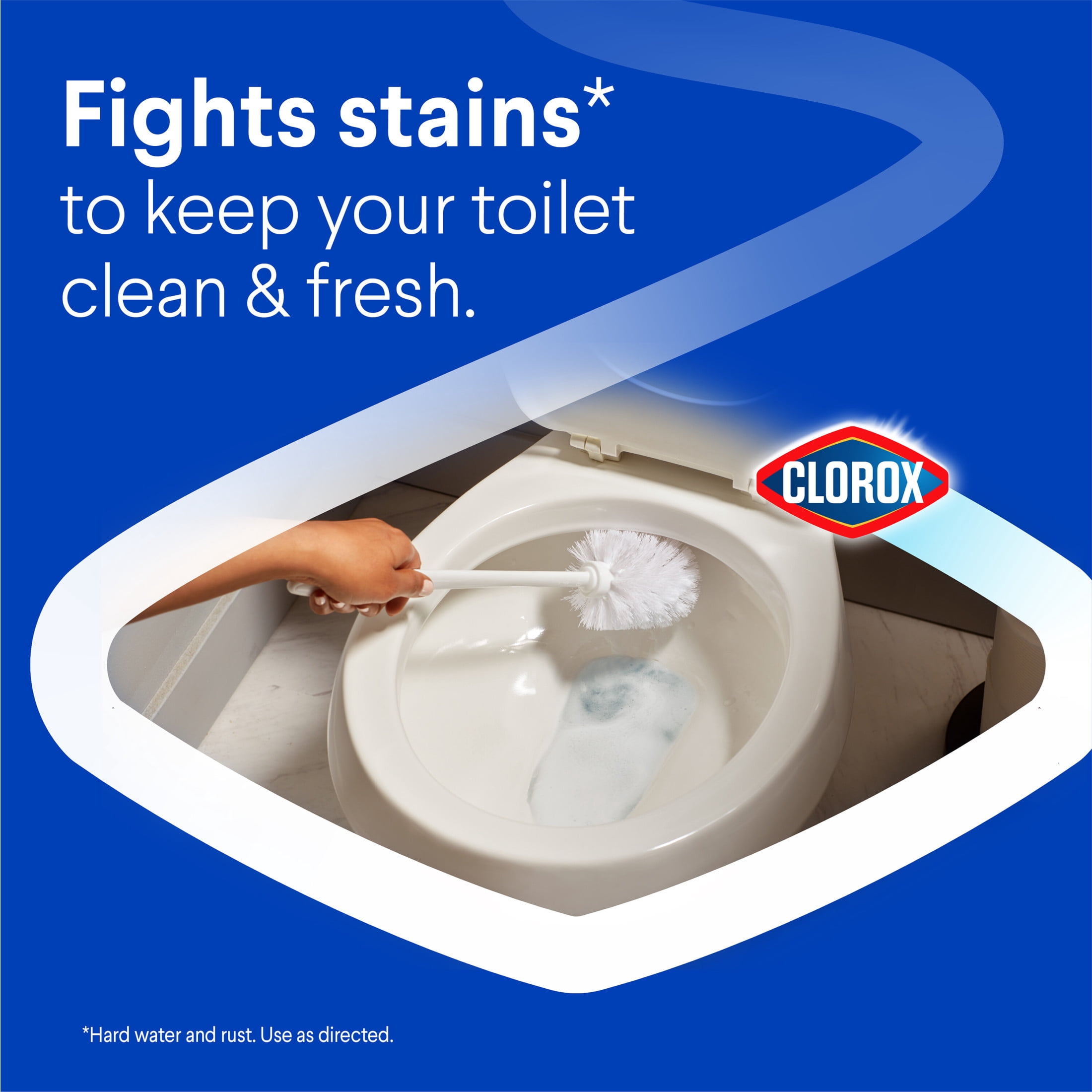 (2 pack) Clorox Foaming Toilet Bomb Toilet Bowl Cleaner, Bleach Free, Fresh Scent, 5 Count