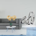 thumbnail image 2 of Tirador de latón con forma de lazo para muebles, estatua abstracta de resina, instalación única, ideal para regalar o decorar el hogar., 2 of 8