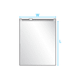 thumbnail image 2 of Slider Top 3 Mil Clear Poly Bags, 16W X 18L inches (Laddawn 4086) - Case of 250 Bags, 2 of 2
