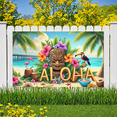 thumbnail image 5 of Tropical Design Hawaii Banner Colorful Elements Beach Theme Aloha Banner for Summer Party Luau Event Island Celebration, 5 of 7