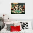 thumbnail image 5 of Nawypu  Dogs Playing Poker 97 Canvas Art - Home Decor Wall Art Print Poster Painting, 5 of 6