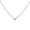 White Gold, variant on Social Value 14K Solid Yellow Gold Genuine Diamond Solitaire Necklace with Adjustable Length Chain, .75ct