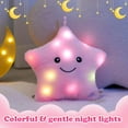 thumbnail image 5 of LYINGF 15.8'' LED Twinkle Star, Soft Plush Pillow Toys Glowing Stuffed Star Light up Pillow Plush with Colorful Night Lights Birthday Valentines Day Gift for Toddler Kids, 5 of 8