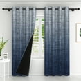 thumbnail image 2 of Blackout Curtains 2 Panels for Bedroom, Room Darkening Grommet Curtains, Grass Green, 42x63 inch, 2 of 6