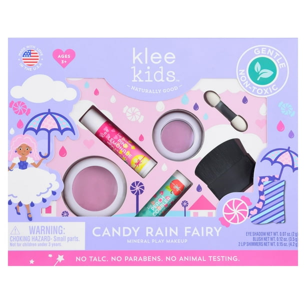 Kit de maquillaje Klee Naturals Candy Rain Fairy Non-Toxic USA