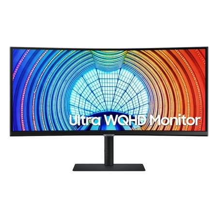 SAMSUNG 34" Class Widescreen WQHD LED Curved Monitor - LS34A650UXNXGO