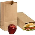 thumbnail image 3 of pizety recycled kraft paper bags 6 lb 500 brown paper lunch bags 6 lb brown paper sacks lunch sandwich brown paper bags 6 Pound Lunch Bags, Party Bags QUALITY to use Pack of 500 brown lunch bags bulk, 3 of 5