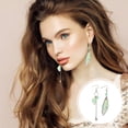 thumbnail image 5 of Pair Butterfly Earrings Asymmetric Wings Tassel Earrings Banmo, 5 of 5