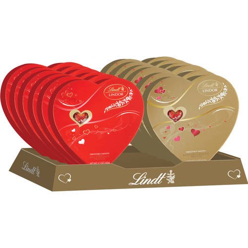 Lindt Lindor Assorted Milk Chocolate Truffle Hearts, 12 Count Walmart