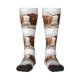 thumbnail image 1 of Fotbe Yak Calcetas Divertidas Estampadas para Hombre y Mujer, Calcetas de Algodón hasta la Rodilla para Caminar, Correr, Enfermería y Embarazo, 1 of 6