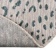 thumbnail image 7 of Unique Loom Outdoor Safari Collection Area Rug - Samburu (10' Round Teal/Gray), 7 of 7