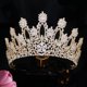 thumbnail image 1 of Zircon Hair Jewelry CZ Party Headpieces para mujer, lujo Cubic Zirconia Wedding Bridal Tall Tiara and Crown ShuxiuWang 1327537025405, 1 of 5