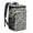 Black and White, variant on Travel Cooler Bag - Black and White Leopard Pattern Camping Beer Cooler Backpack with Bottle Opener- Waterproof Insulated Picnic Backpacks - Cooler Bag for Beach