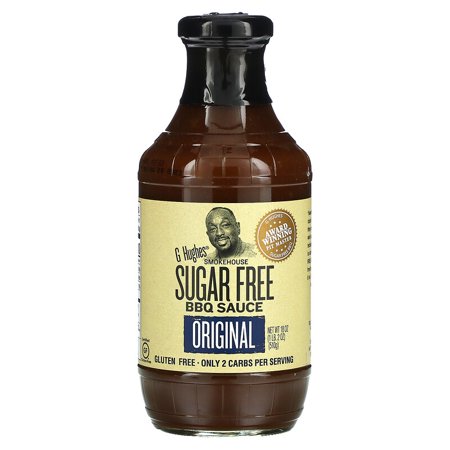 G Hughes  Smokehouse Sugar Free  BBQ Sauce  Original  18 oz