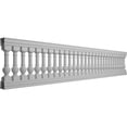thumbnail image 3 of Ekena Millwork 38"H x 16'L Fiberthane York Unassembled Balustrade Railing Kit, Style G (6 3/8" On-Center Spacing to Pass 4" Sphere Code), 3 of 6