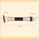 thumbnail image 2 of Fiudx Brocha de Maquillaje de Doble Punta, Brocha de Fibra Suave para Corrector, Aplicador Versátil para Difuminar Líquidos, Uso Profesional, Ideal para Principiantes, Diseño Fácil de Limpiar., 2 of 2