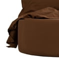 thumbnail image 6 of Ntbay 3-Piece Microfiber Toddler Sheet Set, Soft and Breathable Toddler Bedding Set, Include Crib Fitted Sheet Flat Sheet and Envelope Pillowcase, Brown, 6 of 7