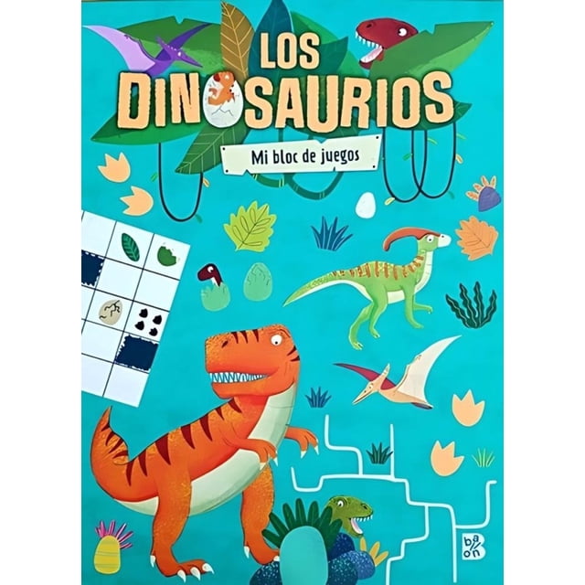 Los dinosaurios. mi bloc de juegos