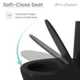 thumbnail image 5 of Voltaire One-Piece Elongated Toilet Left Side Flush Handle 1.28 gpf in Matte Black, 5 of 13