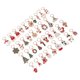thumbnail image 4 of Anillos trenzados de Navidad, 38 piezas de rastas de Navidad, pelo de rastas de Navidad, bobina para hacer joyas, decoraciones, diseño elevado, 4 of 8