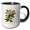 Black/White, variant on 3drose, Pennsylvania Territory Flower the Mountain Laurel, 11oz Mug