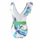 thumbnail image 4 of Gibobby Traje de baño completo mujer Traje de baño de 1 pieza para mujer Traje de baño floral de aguas termales Traje de baño Traje de baño antiguo de ag(Verde,XL), 4 of 5