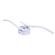 thumbnail image 1 of Luz colgante Irfora 2 ramas L-ED Luz ondulada Luz de techo de aluminio blanco cálido 12W para lámpara de decoración de sala de estar de dormitorio Irfora Luz colgante, 1 of 7