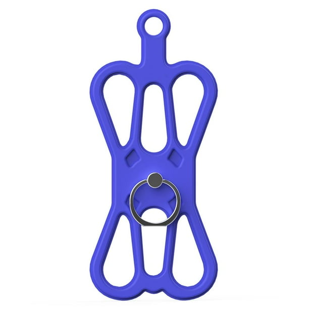 4.0-6.0 pulgadas Universal Soft Silicon Phone Case Bumper Frame Case (Azul)