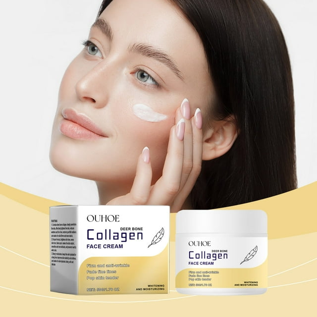 Xihbxyly Liquidación de verano Crema Antiarrugas Colágeno Hidratante Compacta
