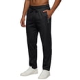 thumbnail image 3 of Baggy Sweatpants Men Big and Tall Straight Leg Comfy Gym Activewear with Pockets Cargo Athletic Work Track Pants, M, 3 of 7