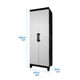 thumbnail image 3 of Armario Plastico Multiusos Grande Estante Gabinete Exterior Gris XL, 3 of 4