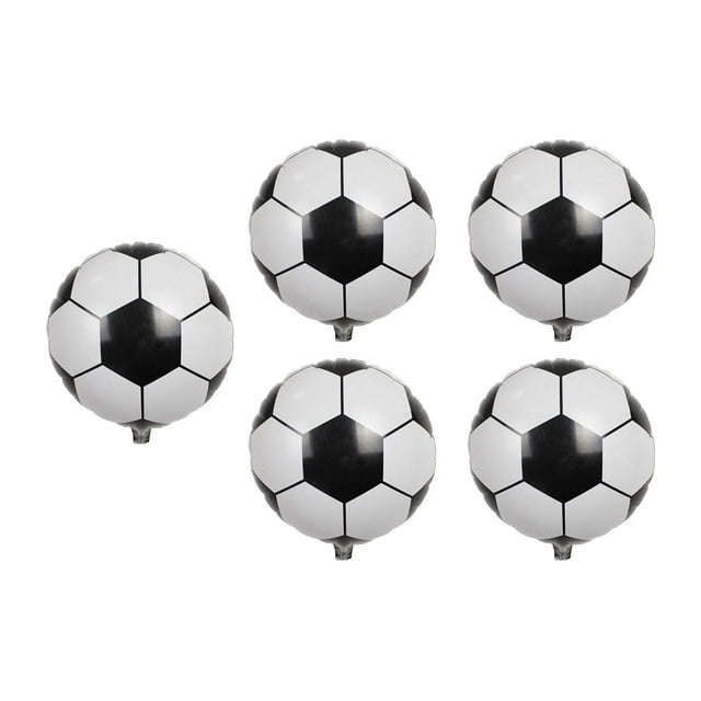 5 piezas de globos de aluminio para decoración del hogar, únicos, no se rompen fácilmente, resistentes al desgaste, para fiestas. Fútbol americano