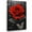 B, variant on Rose Canvas Wall Art Black Blue Floral with Butterfly Painting Dark Romance Rose Pictures for Bedroom Bathroom Decor Framed ，Dimensions: 50 x 70 cm, frame not included.,A