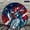 12x12in, variant on BCIIG Wall Clock Battery Operated, Liberty Firework Flag Print, Battery Operated (Not Include AA Batteries Not Included), Lobby Corridor Dining Room Bedroom Office Classroom